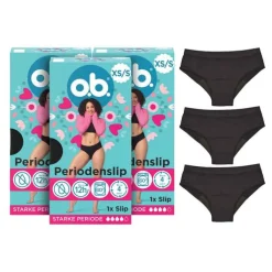 O.B. Periodenslip XS / S, 3 St