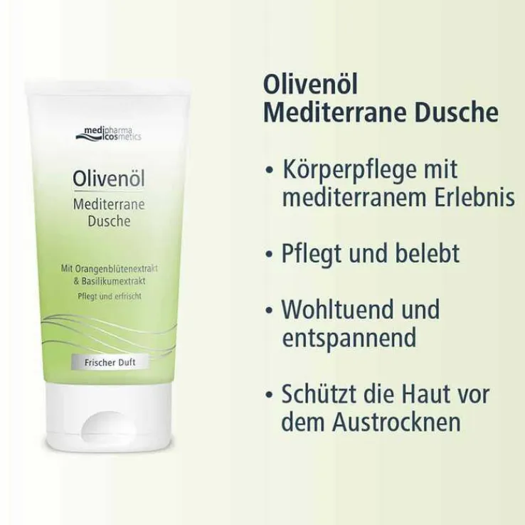 Olivenöl Mediterrane Dusche, 150 ml