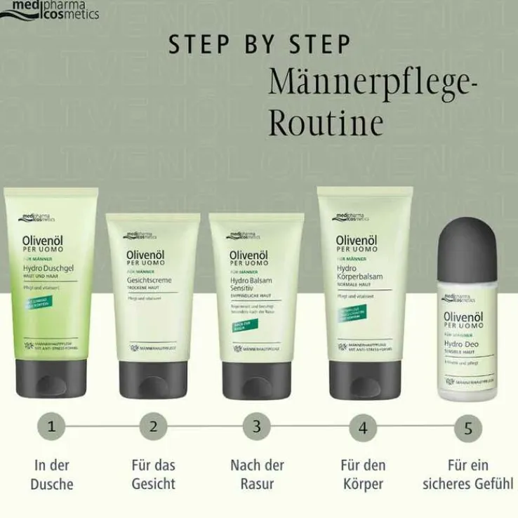 Olivenöl Per Uomo Hydro Deo, 50 ml