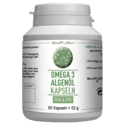Omega-3 Algenöl DHA + EPA Kapseln, 60 St