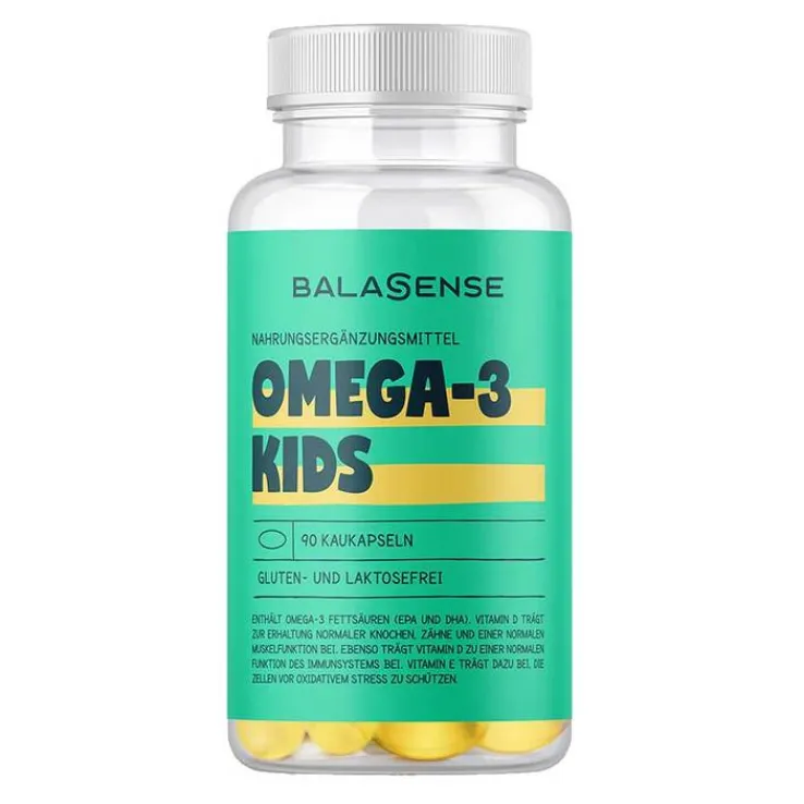 Omega-3 Kids mit Vitamin D + E Balasense, 90 St