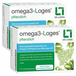 OMEGA3-Loges pflanzlich Kapseln, 2x120 St
