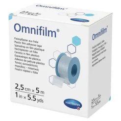 Omnifilm Fixierpflaster Folie 2,5 cmx5 m, 1 St