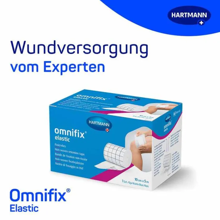 omnifix® elastic 10 cm x 5 m Fixiervlies, 1 St