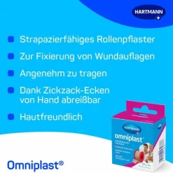 omniplast® Selbstklebendes Textilband 2,5 cm x 5 m, 1 St
