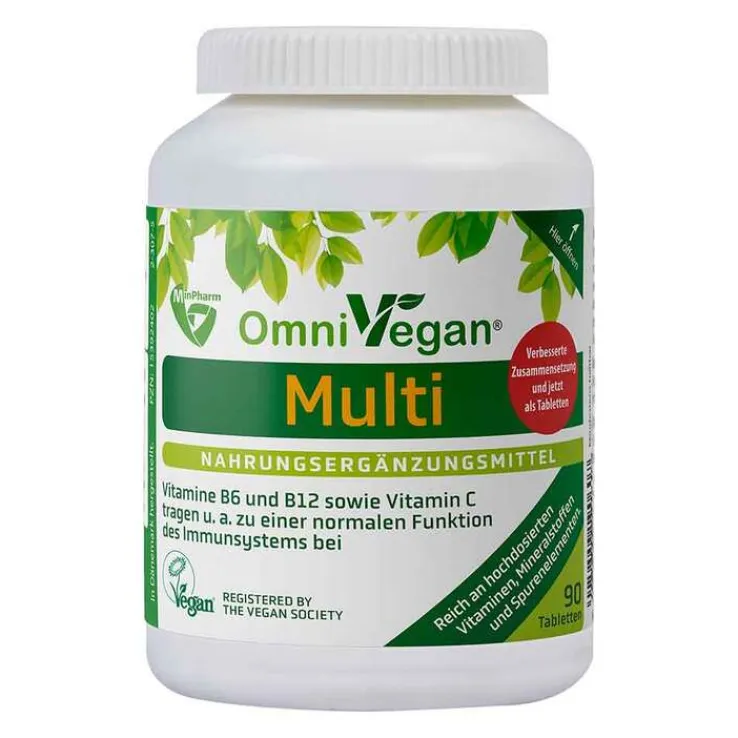 Omnivegan Multi zertifiziert vegan Tabletten, 90 St