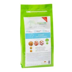 Organicvet Katze Trockennahrung Light Geflügel & Lachs, 1.5 kg