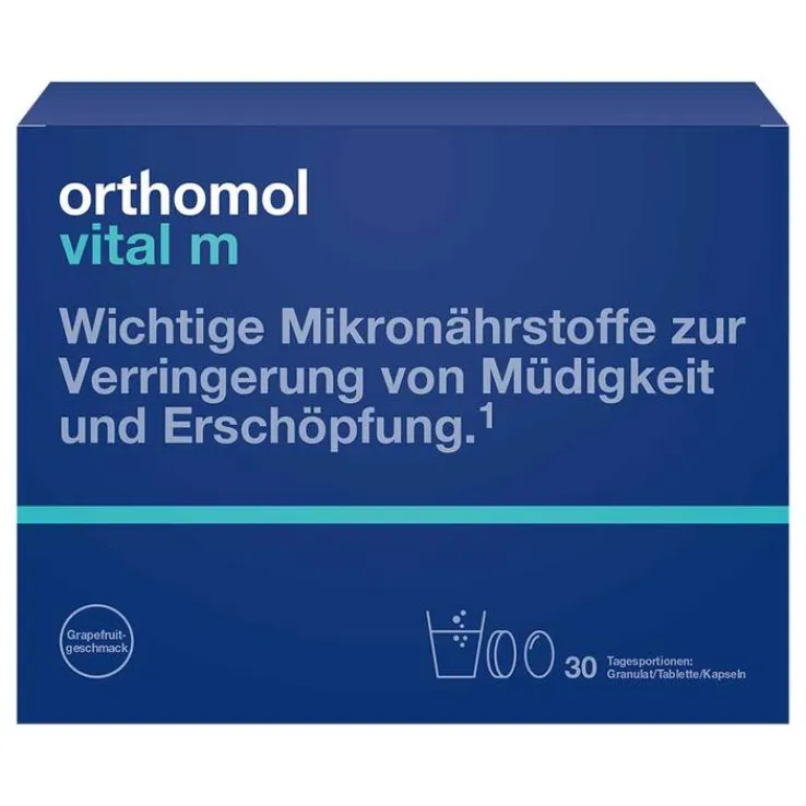 Orthomol Vital M Grapefruit Granulat / Kapseln, 30 St