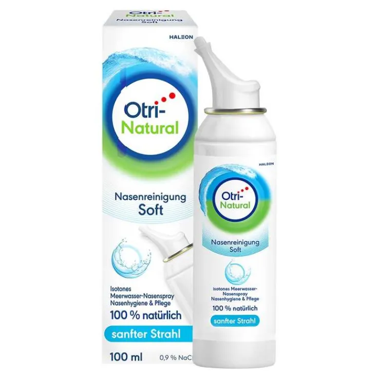 OtriNatural Nasenreinigung Soft, isoton, 0,9 % NaCl, 100 ml