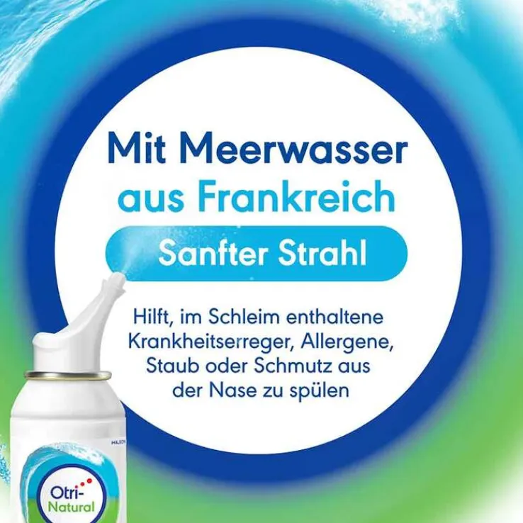 OtriNatural Nasenreinigung Soft, isoton, 0,9 % NaCl, 100 ml