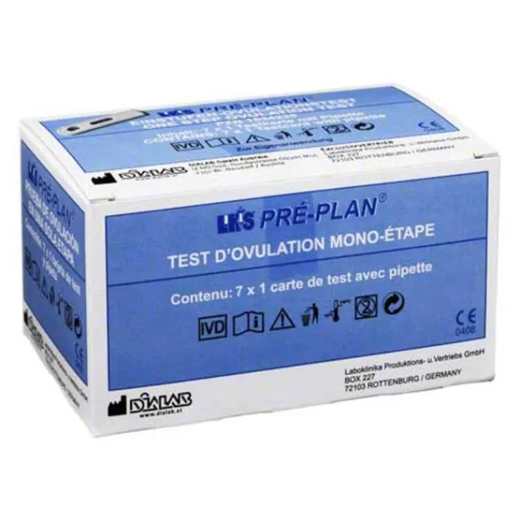 Ovulationstest Pre Plan LH, 7 St