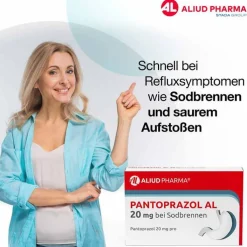 Pantoprazol AL 20 mg bei Sodbrennen, 7 St