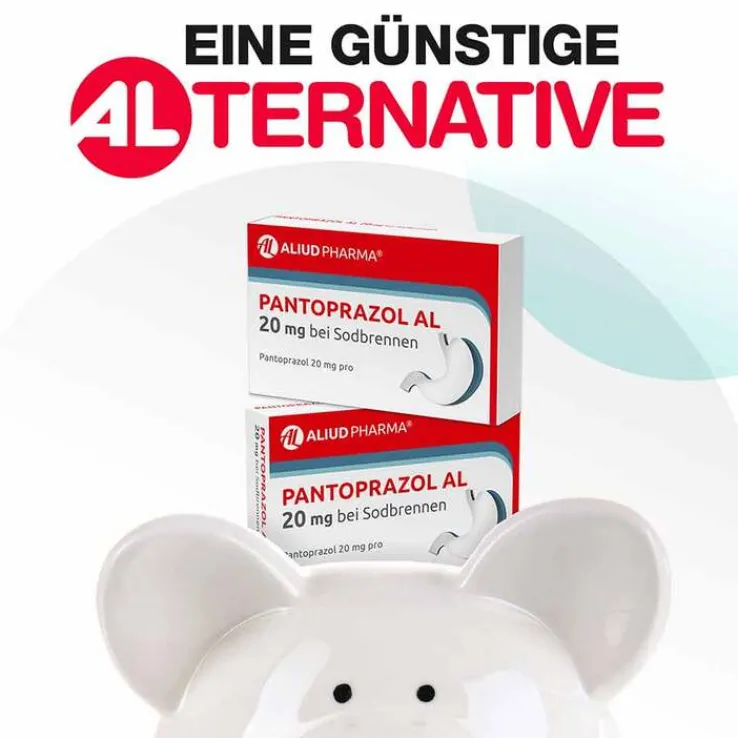 Pantoprazol AL 20 mg bei Sodbrennen, 7 St