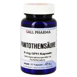 Pantothensäure 6 mg GPH Kapseln, 30 St