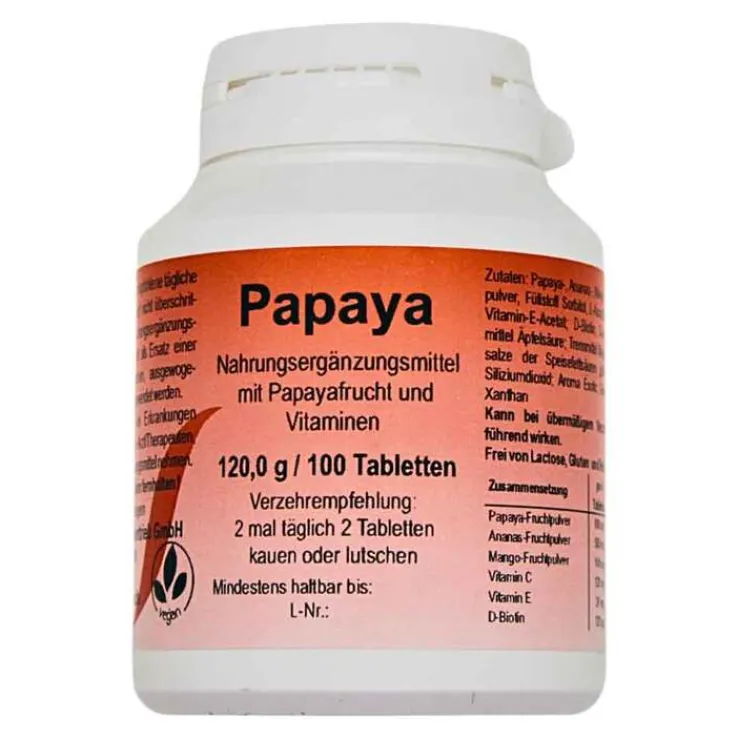 Papaya Kautabletten, 100 St