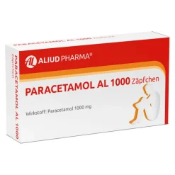 PARACETAMOL AL 1000 Zäpfchen, 10 St