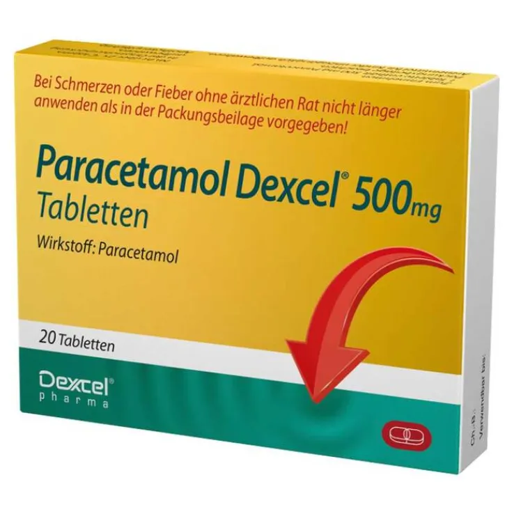 Paracetamol Dexcel® 500 mg Tabletten, 20 St