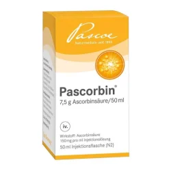 Pascorbin 7,5 g Ascorbinsäure / 50ml Injektionslösung, 50 ml