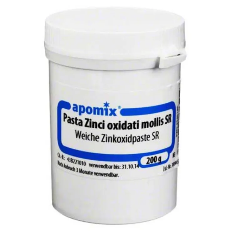 Pasta Zincioxidi Mollis SR, 200 g