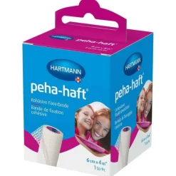 peha-haft® Kohäsive Fixierbinde latexfrei 6 cm x 4 m, 1 St