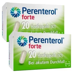 Perenterol® forte 250 mg bei akutem Durchfall & zur Vorbeugung, 2x20 St