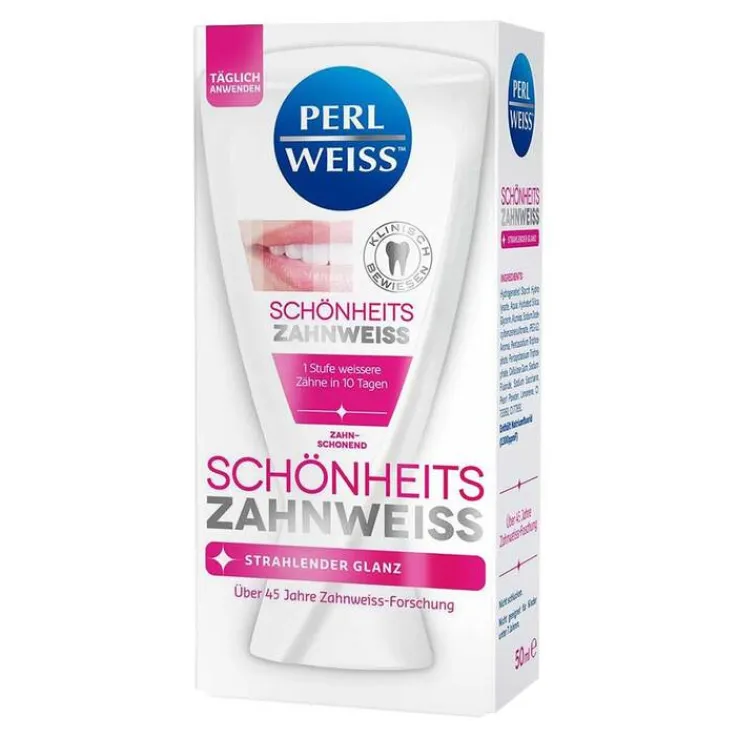 Perlweiss Schönheits Zahnweiß Zahnpasta, 50 ml