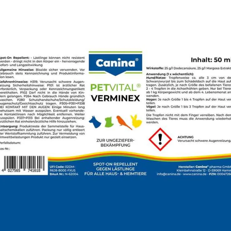 Petvital Verminex vet. flüssig, 50 ml