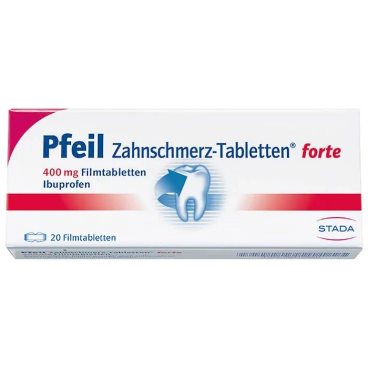 Pfeil Zahnschmerz Filmtabletten, 20 St