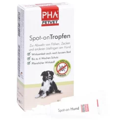 PHA Spot-on Tropfen für Hunde, 2X2 ml