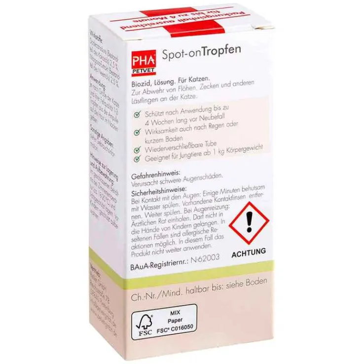 PHA Spot-on Tropfen für Katzen, 2X1.5 ml