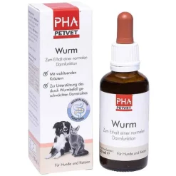 PHA Wurm Tropfen für Hunde / Katzen, 50 ml