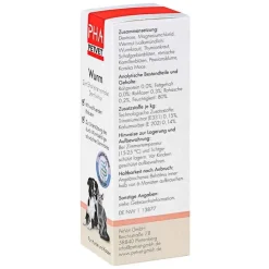 PHA Wurm Tropfen für Hunde / Katzen, 50 ml