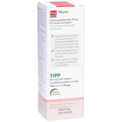 PHA Wurm Tropfen für Hunde / Katzen, 50 ml