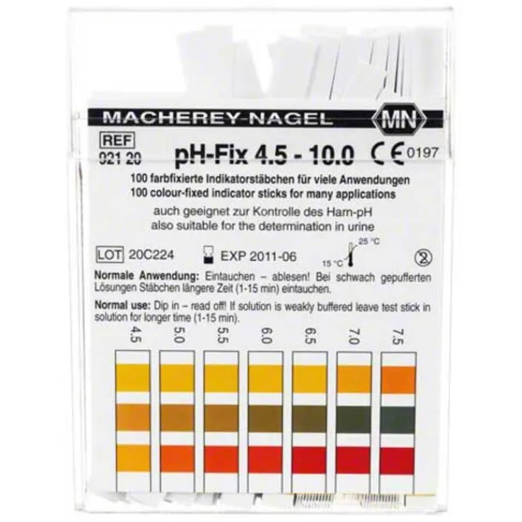 PH Fix Indikatorstäbchen pH 4,5 - 10, 100 St