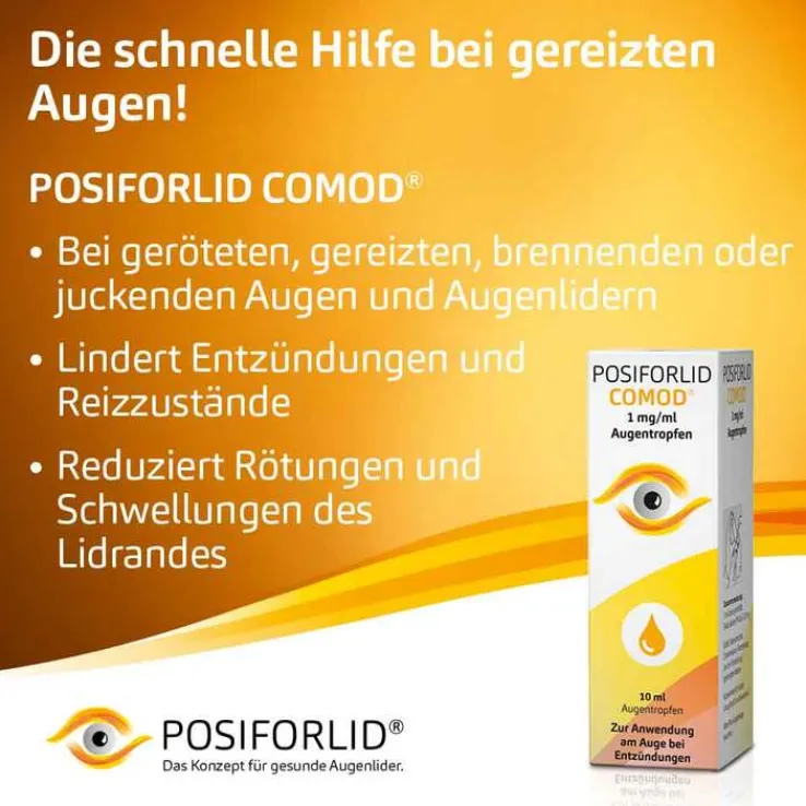 POSIFORLID COMOD® Augentropfen, 10 ml