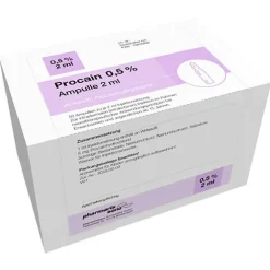 Procain 0,5% Injektionslösung Ampulle 2 ml, 50X2 ml