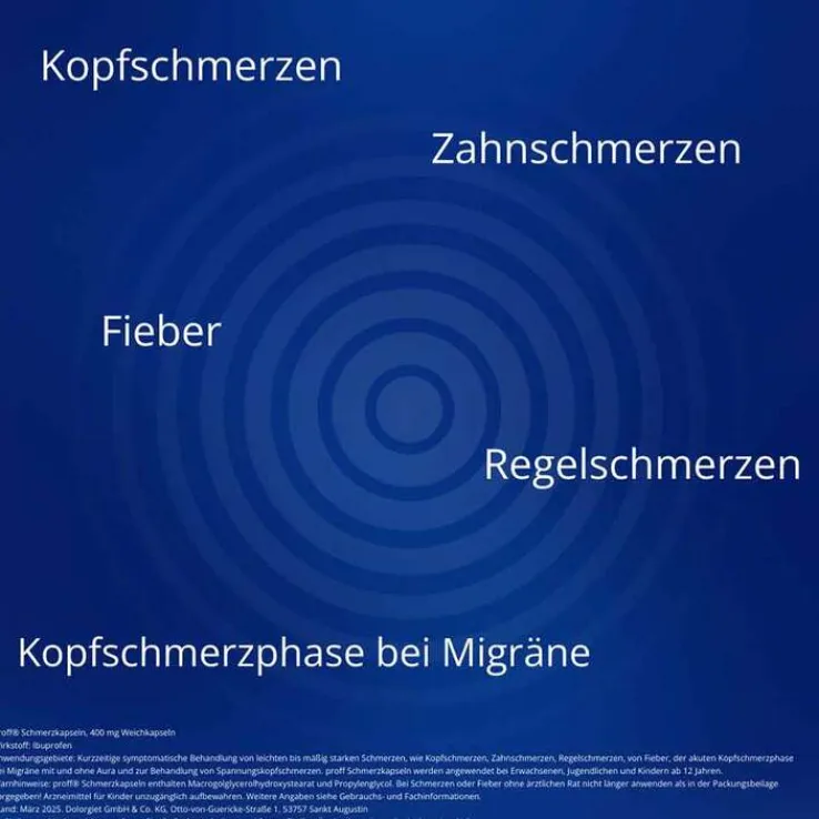 Proff Schmerzkapseln 400 mg, 20 St