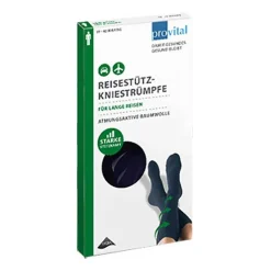 Provital Reisekniestrümpfe Größe 39 - 42 schwarz, 2 St