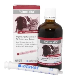 Pulmo Alfa für Hunde und Katzen, 100 ml