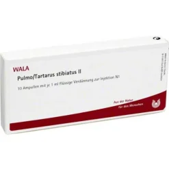Pulmo / tartaricum STIB. II Ampullen, 10X1 ml