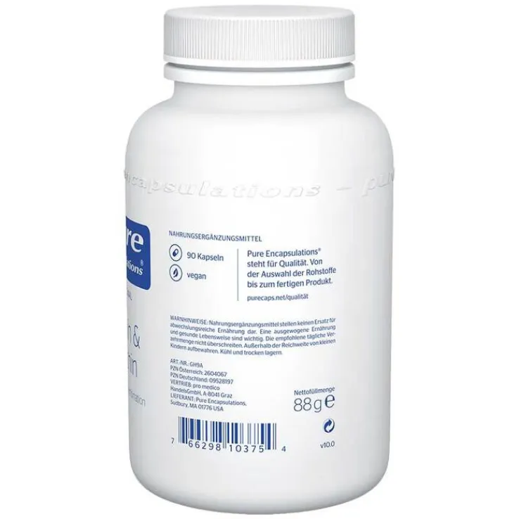 Pure Encapsulations Arginin + Ornithin Kapseln, 90 St
