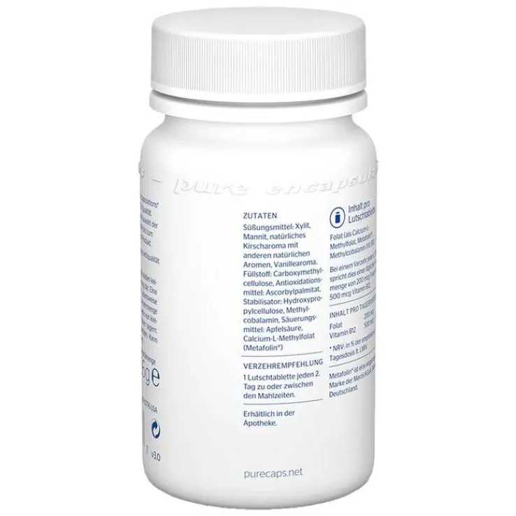 Pure Encapsulations B12 Folate melt Lutschtabletten , 90 St