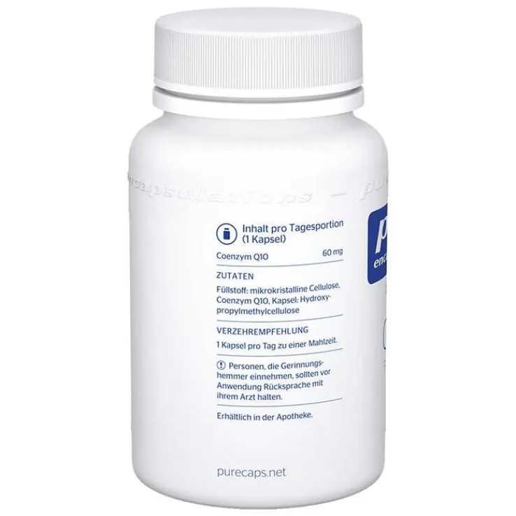Pure Encapsulations CoQ10 60 mg Kapseln, 120 St