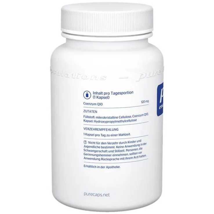 Pure Encapsulations CoQ10 120 mg Kapseln, 120 St