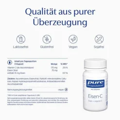 Pure Encapsulations Eisen C Kapseln, 60 St