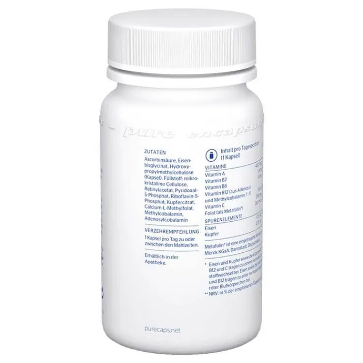 Pure Encapsulations Eisen Complex Kapseln, 30 St
