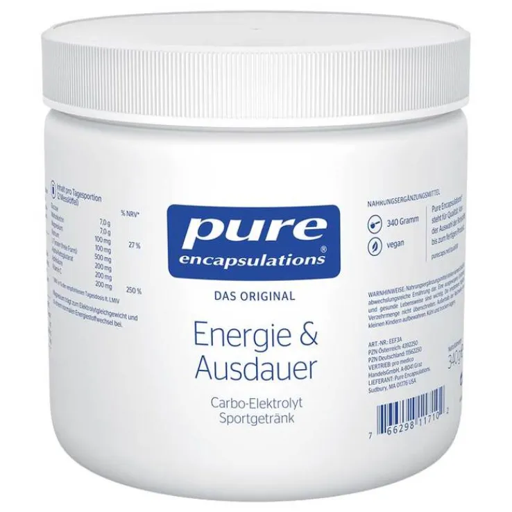 Pure Encapsulations Energie & Ausdauer Pulver, 340 g