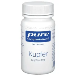 Pure Encapsulations Kupfer Kupfercitrat Kapseln, 60 St