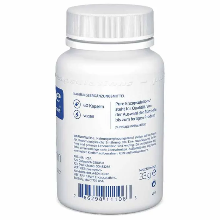 Pure Encapsulations Lutein/Zeaxanthin Kapseln, 60 St