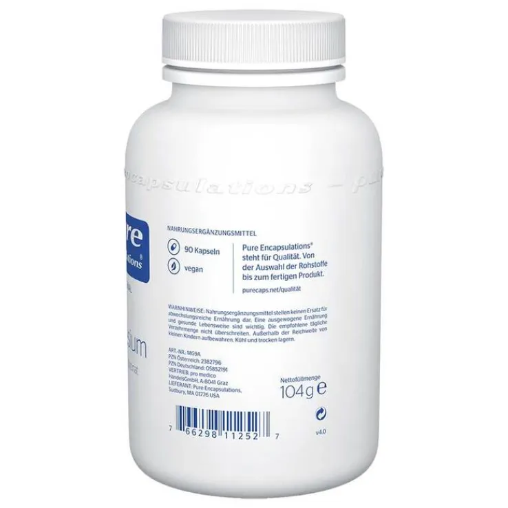 Pure Encapsulations Magnesium Magnesiumglycinat Kapseln, 90 St